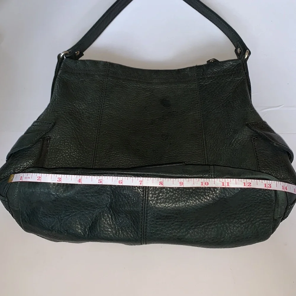 Fossil Bag Black Pebbled Leather Charcoal